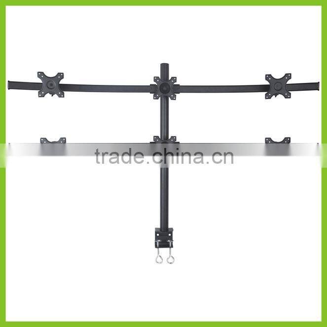 CURVE-H LCD Display Desk Mount for Six Monitors
