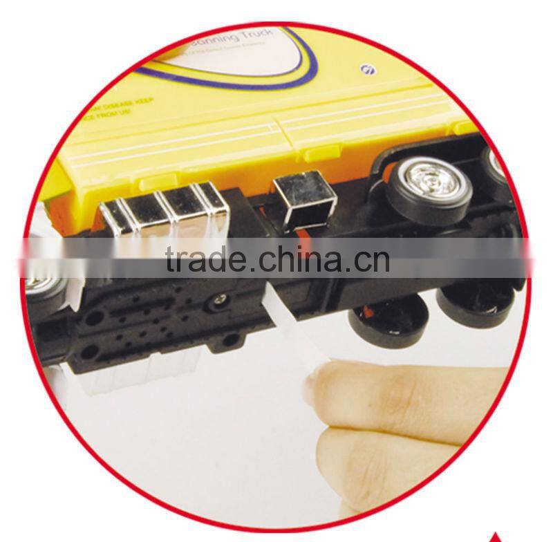 Alloy 1:42 scale model garbage truck toy for sale