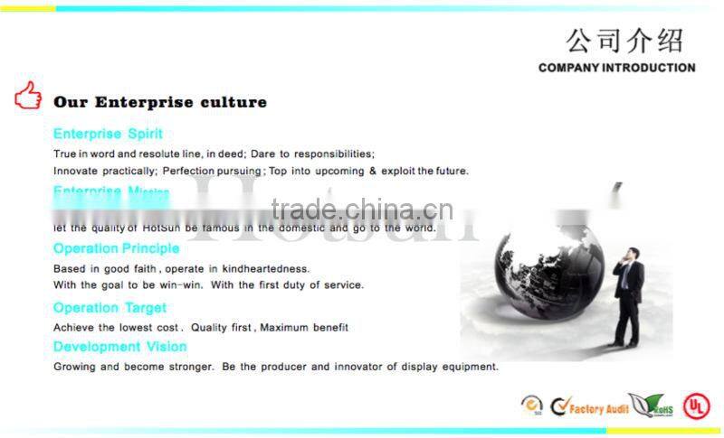 A shape clear acrylic calendar stand