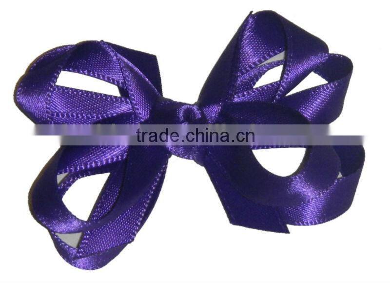 wholesale fashion double faced satin ribbon bow HD-36