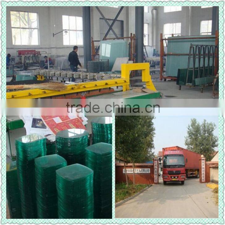 Mosaic silver glass square Charger Plate