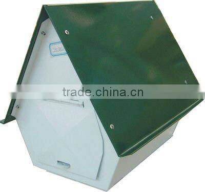 JHC-2102C Round Pole Powder Coating Steel Locking Mailbox/Post Mounted Mailbox/Common letter box