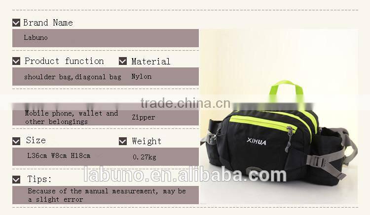 Multifunctional outdoor waist bag/the single cross anticline waist bag
