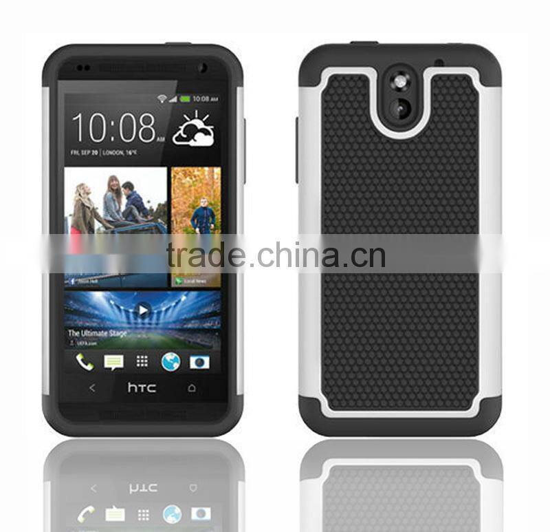 New arrival wonderful Universal sturdy and durable rugged scratchproof defender cheap football lines TPU case for HTC Desire 610