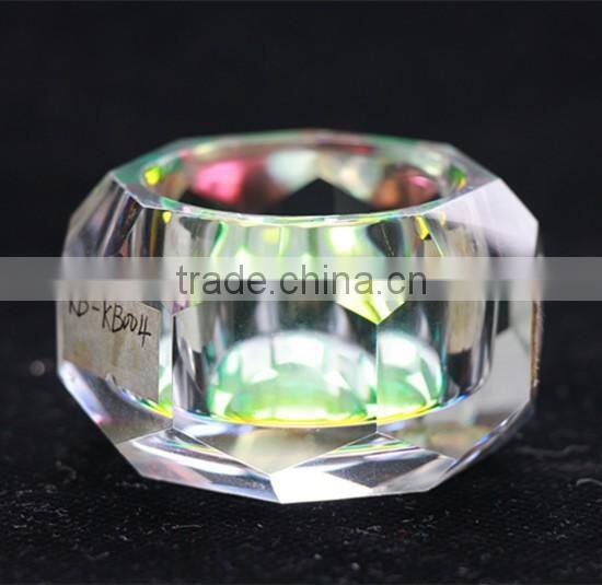 Crystal Glass Sugar Bowl with Lit for Sugar Stock Table Decoration