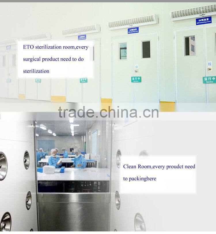 china supplier high reinforced Disposable impervious surgical gown in SMMS fabric