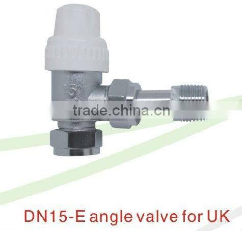 Thermostatic valve body angle valve EN215 approved