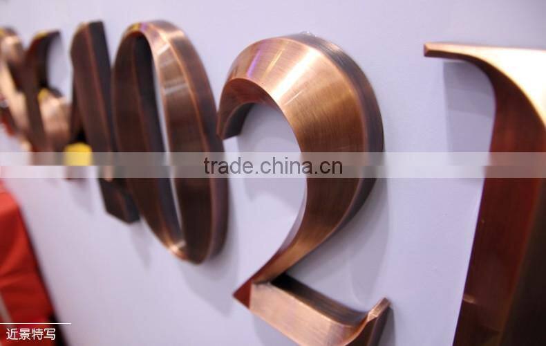 Decorative Metal Logo / brand designer handbags logo Type custom