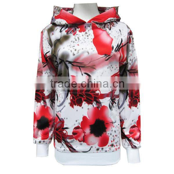 Custom100%Fleece Fabric Women's Sweatshirt Hoodies