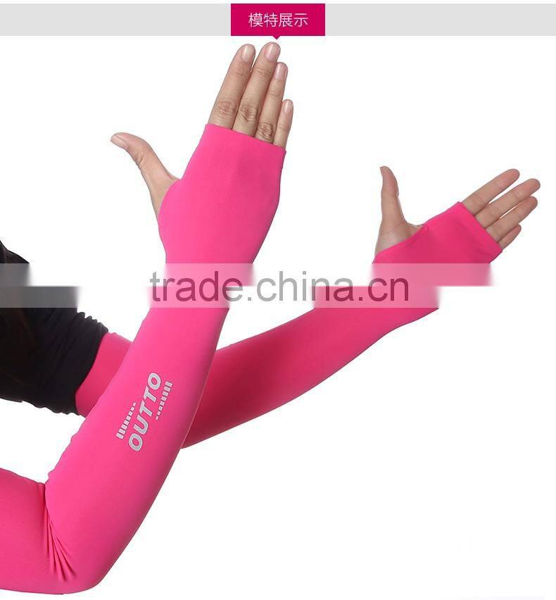 custom nylon with elastic compression arm sleeve