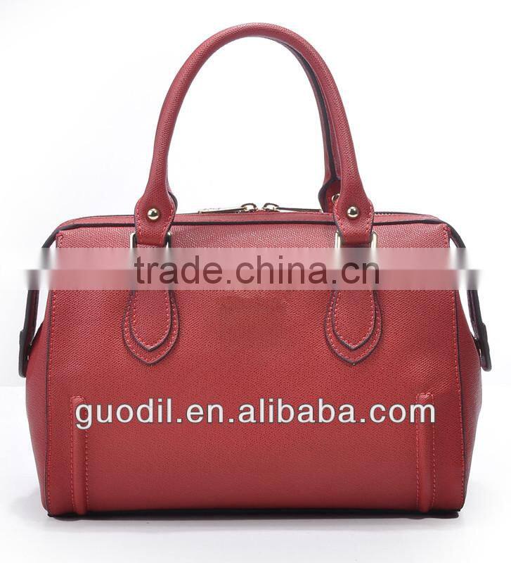 New design fashion genuine leather handbag
