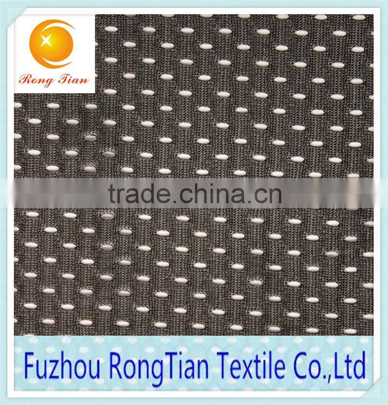 Wholesale 100 polyester warp knitted 50D hole mesh fabric for clothing