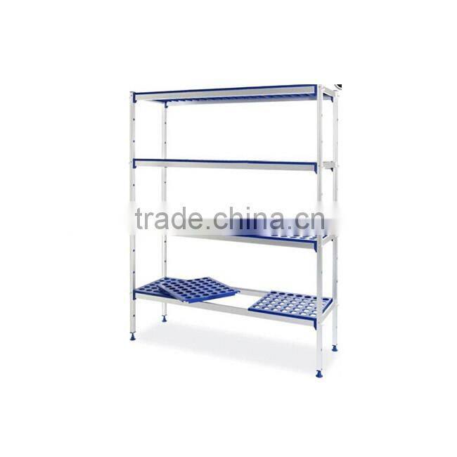 Storage rack shelves adjusted heavy aluminium storage rack