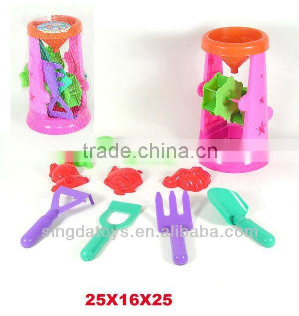 Summer beach set baby toy ( van, fork, shovel...)