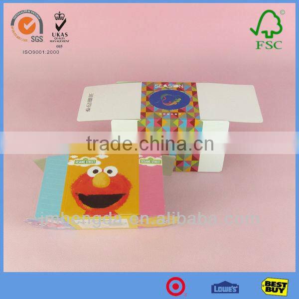 Custom design cute picture tissue packaging flat packed boxes for sale
