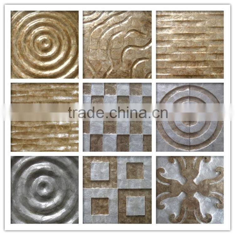 yellow fan mother of pearl furniture freshwater shell mosaic tile