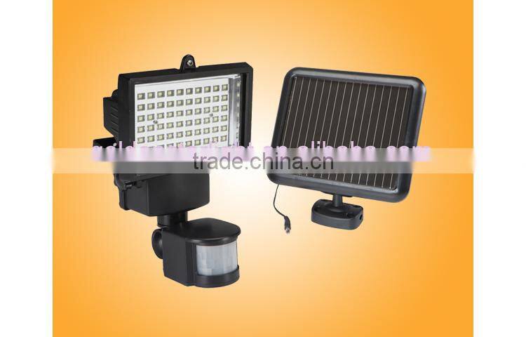 Whosale Factory 60 pcs Wall High Lumens Motion Sensor Led Solar Garden Light