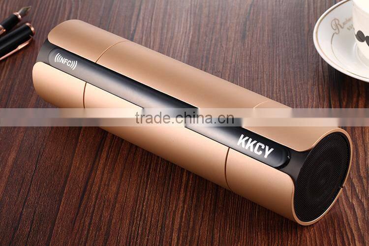 360 Degree Stereo Sound HIFI NFC Bluetooth Speaker Hot selling Mini WIreless-Fidelity(WIFI) , bluetooth speaker , USB port .