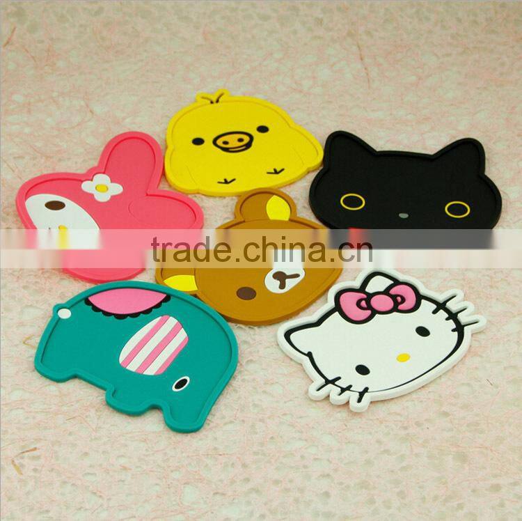 Custom Hot-Resistance Silicone Glass Cup Coaster