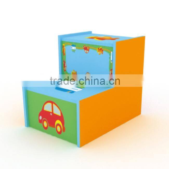 Wood cartoon pattern printed toy storage box,kid favourite fancy storage boxes,OEM available