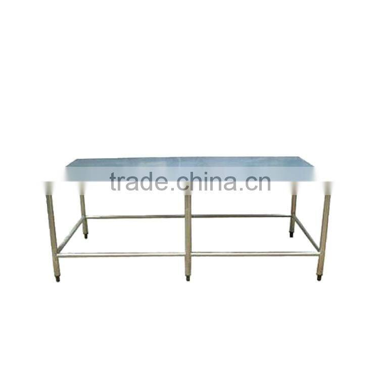 new modern design dining table/hot selling stainless steel table