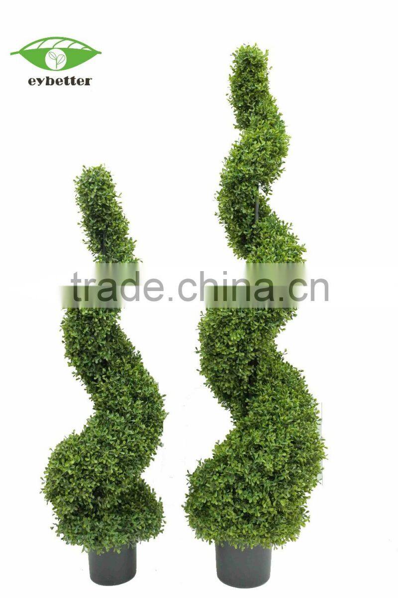 artificial spiral trees for garden decoration