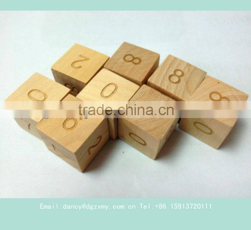 small wooden cubic