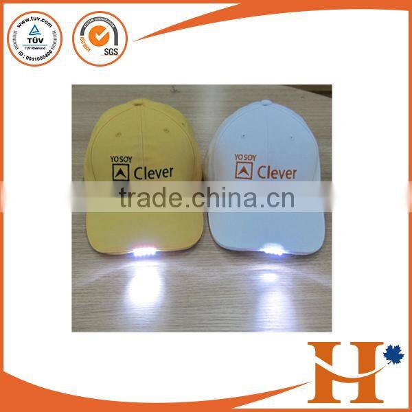 2015 hot sale custom design hat LED Light camp outdoor sports baseball Cap(SHXE-032601)
