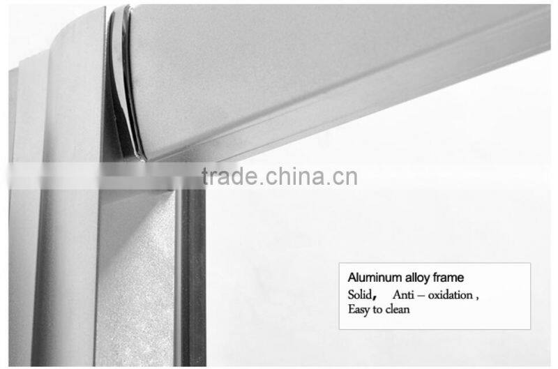 rectangle tempered glass shower enclosure bathroom shower cabin with frame aluminium alloy