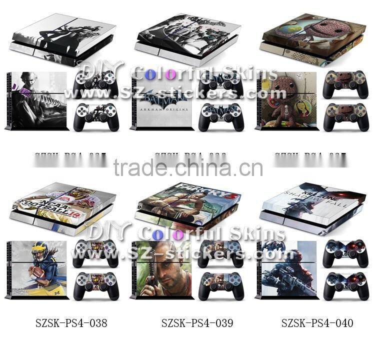 alibaba express custom sticker skin for ps4 vinyl football for ps4 console skin sticker for ps3