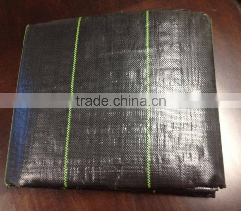 3.2oz Heavy Duty 6.5ft Wide Weed Barrier Fabric Panel, Garden Fabric 3.2 oz/sq.yd, Woven Weed Control Landscape Fabric Sheeting