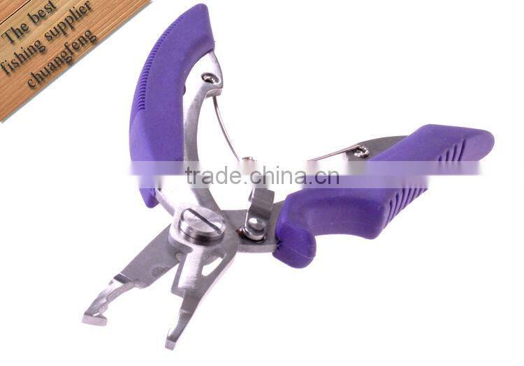 Fishing Pliers stainless steel soft plastic handle length 135mm Weight 60g