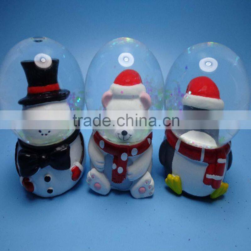 New design Resin Snoopy water globe crafts ornaments