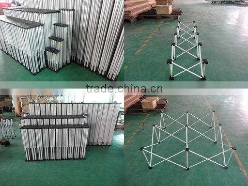instal moving aluminum install portable stage riser