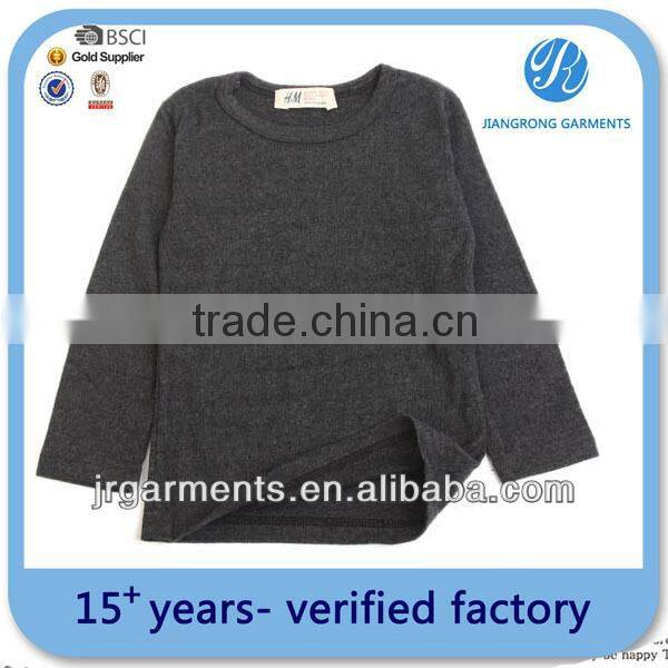High Quality Child clothes cotton farbic Long sleeve t shirts Clothing China supplier