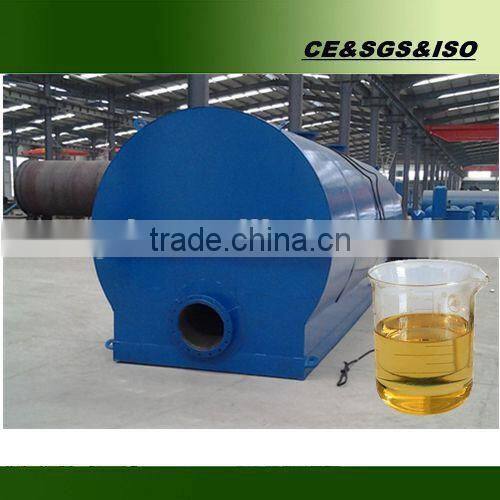 Quite high oil yield Continuous oil distillation plant/equipment without pollution
