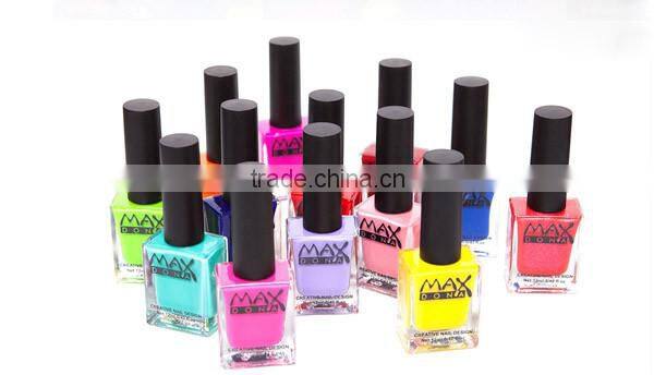 2016 new fashion peel off water based nail polish accept OEM