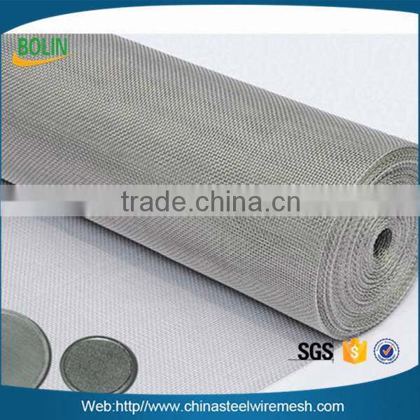 Wholesale 410 magnetic stainless steel wire netting/metal fabric/woven screen mesh