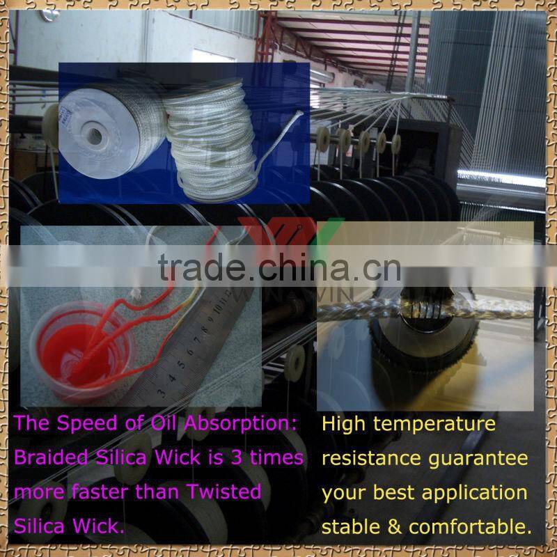 High Promotion Braided 1.5mm silica cord for E cigarette Ekowool silica cord All kinds of Atomizers