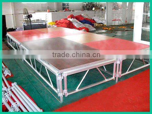 18mm tempered acrylic wedding glass stage