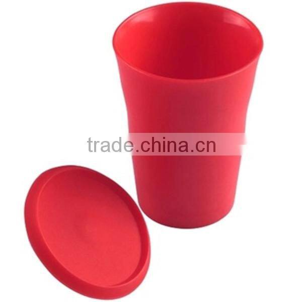 Hot selling BPA free silicone soft frozen drink cup