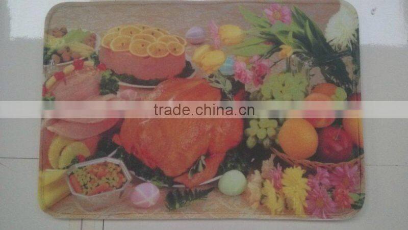 Animal design beautiful soft commercial thick mat