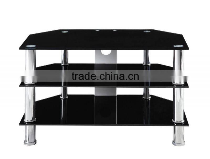 square glass dining table/glass dining table set for living room