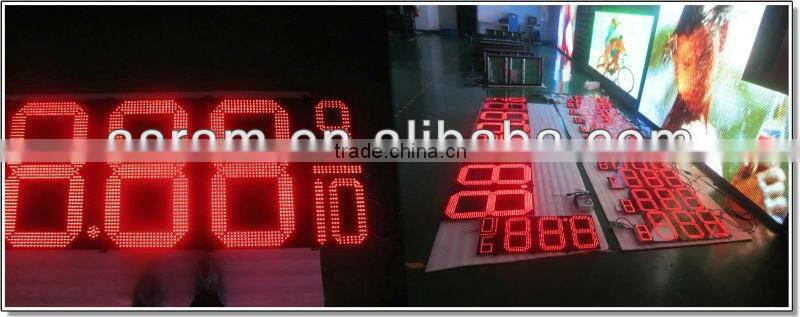10" 8.888 Green LED gas price sign