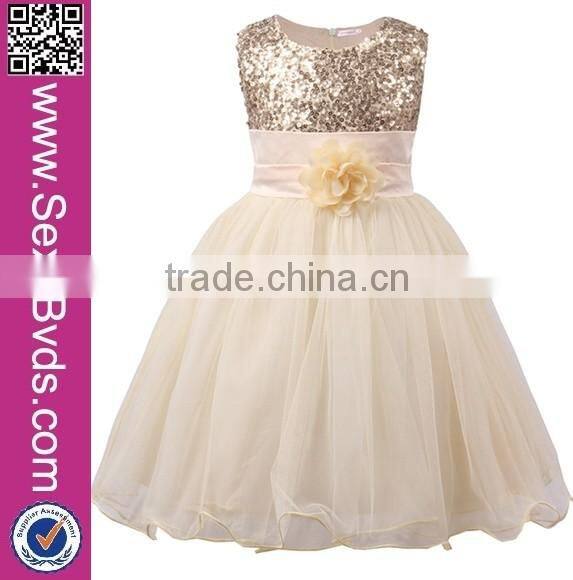 Hot Sell formal flower girl princess beading appliques dress Wholesale 2016
