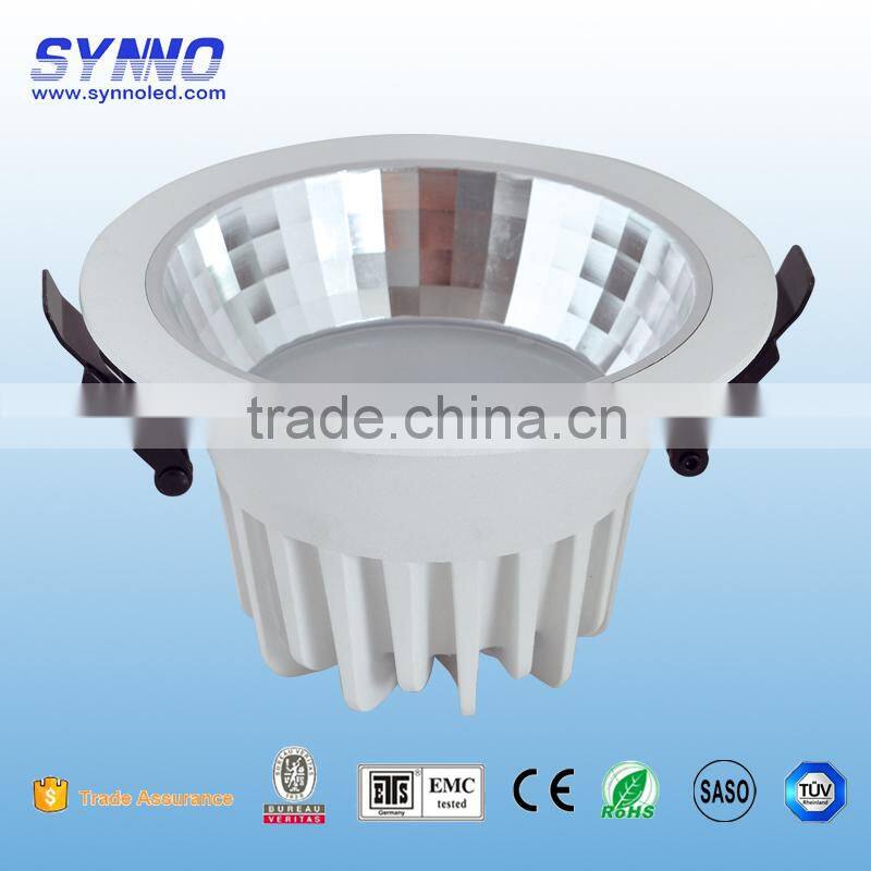 Hot sales high power round recessed aluminum COB chip LED downlight 7/12/18/25/30/40w