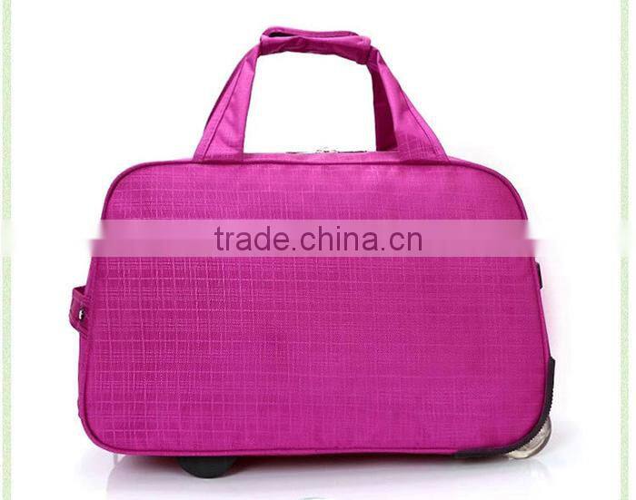 2015 modern pink custom low cadmium travel bag sports bag duffle bag