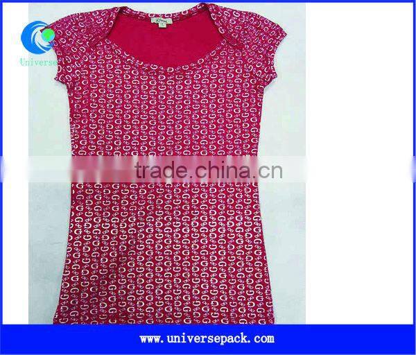 viscose spandex three quarter sleeve t shirt from factory wholesale