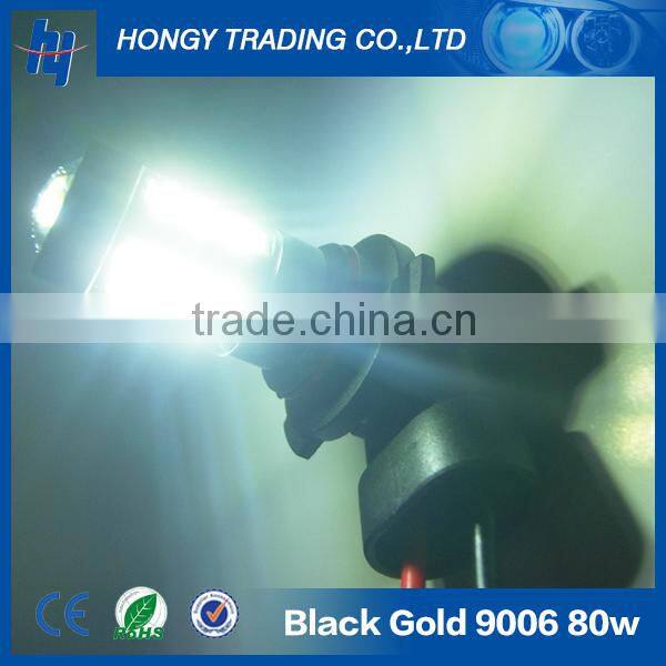 Black-top fog light led 9006 80w