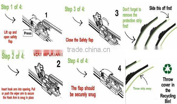 China Manufactory factory wholesale car wiper blade